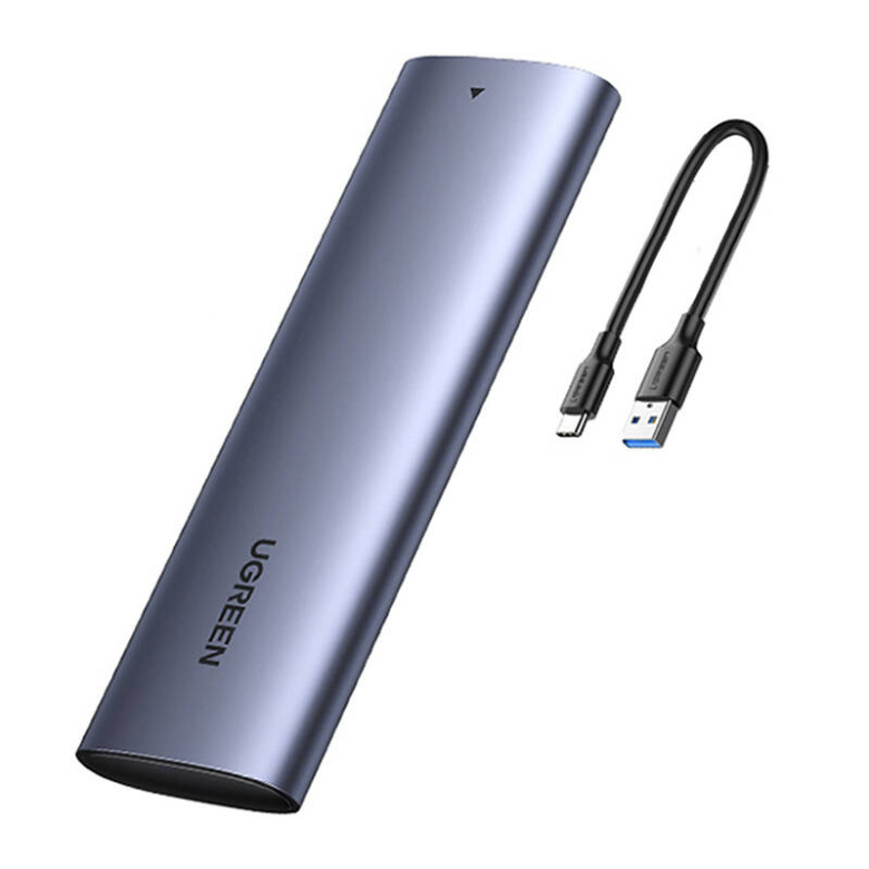 UGREEN CM400 M.2 B-Key merevlemez ház, NGFF, SATA (szürke) UGREEN CM400 M.2 B-Key merevlemez ház, NGFF, SATA (szürke)