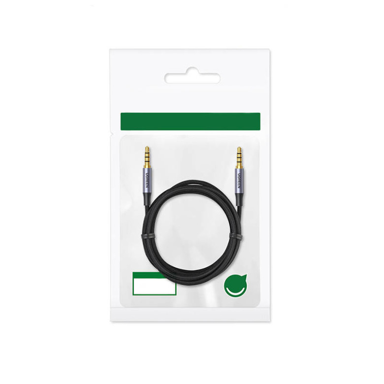 UGREEN AV183 mini 3,5 mm-es jack kábel, AUX, 2 m (fekete) UGREEN AV183 mini 3,5 mm-es jack kábel, AUX, 2 m (fekete)