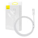 Baseus USB-C-USB-C kábel, 100 W, 1 m (fehér)