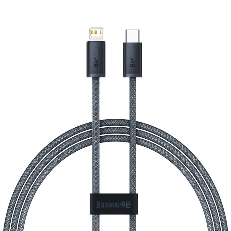 Baseus Dynamic Series USB-C kábel a Lightninghez, 20W, 1m (szürke) Baseus Dynamic Series USB-C kábel a Lightninghez, 20W, 1m (szürke)