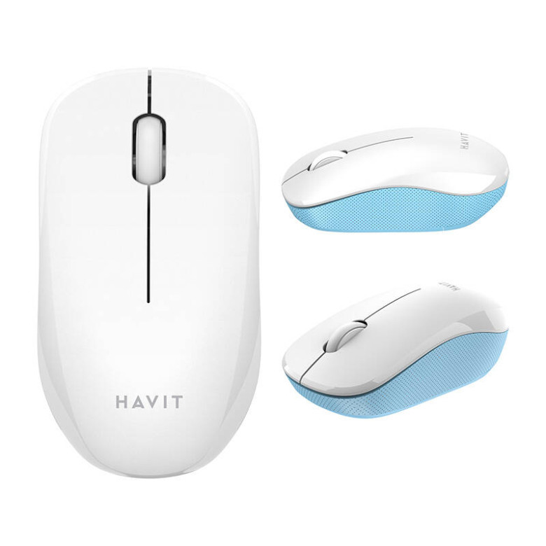 Havit MS66GT-WB univerzális vezeték nélküli egér ( Fehér és kék ) Havit MS66GT-WB univerzális vezeték nélküli egér ( Fehér és kék )