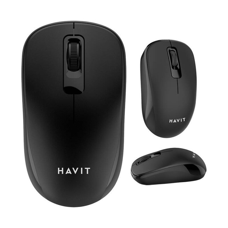 Havit MS626GT univerzális vezeték nélküli egér (fekete) Havit MS626GT univerzális vezeték nélküli egér (fekete)