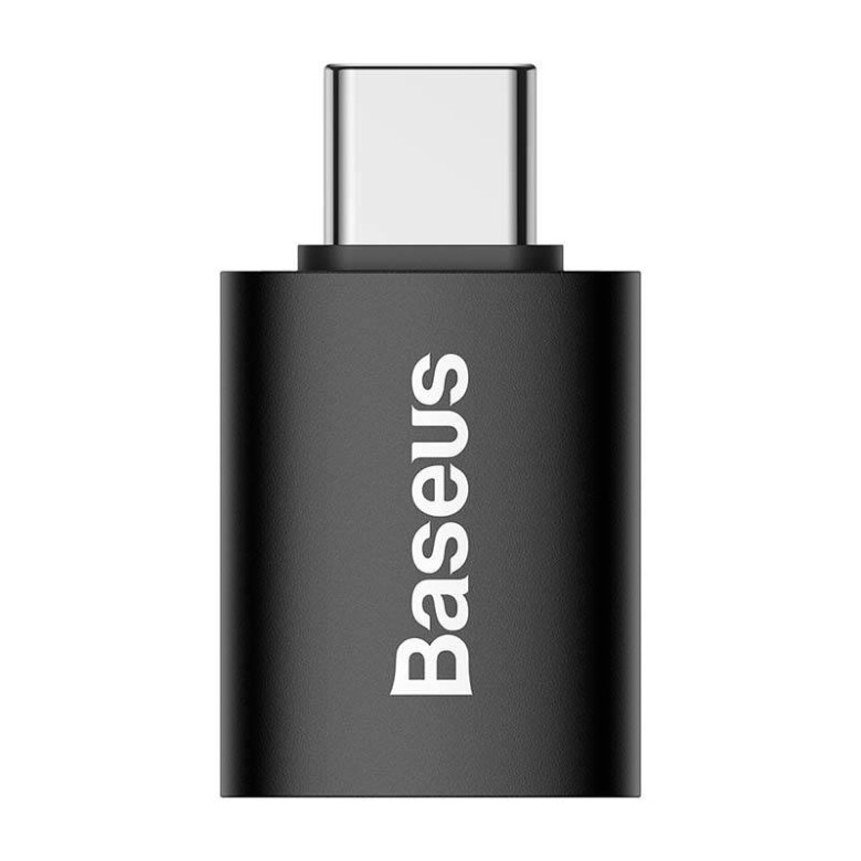 Baseus Ingenuity USB-C – USB-A OTG adapter (fekete) Baseus Ingenuity USB-C – USB-A OTG adapter (fekete)