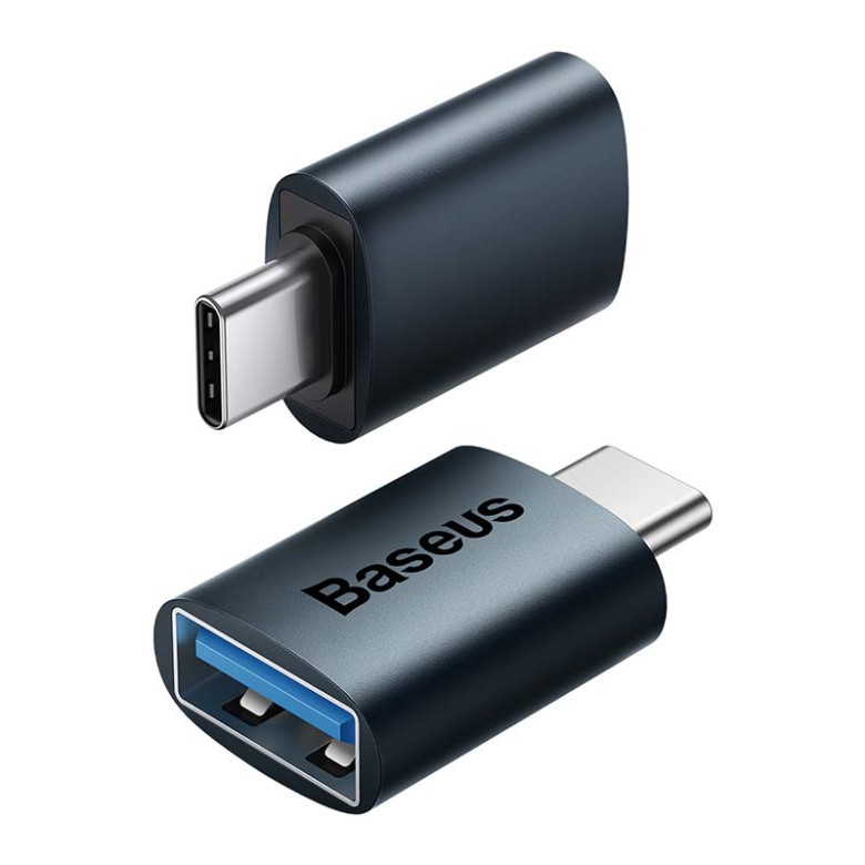 Baseus Ingenuity USB-C – USB-A OTG adapter (kék) Baseus Ingenuity USB-C – USB-A OTG adapter (kék)