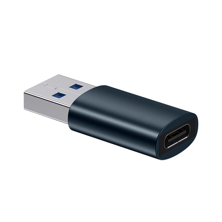 Baseus Ingenuity USB-A – USB-C OTG adapter (kék) Baseus Ingenuity USB-A – USB-C OTG adapter (kék)