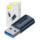 Baseus Ingenuity USB-A – USB-C OTG adapter (kék)