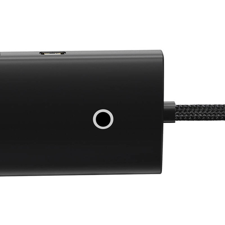 Baseus Lite Series 4 az 1-ben USB - 4x USB 3.0 hub, 1m (fekete) Baseus Lite Series 4 az 1-ben USB - 4x USB 3.0 hub, 1m (fekete)