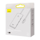 Baseus Lite Series 4 az 1-ben hub, USB-C - 4x USB 3.0 + USB-C, 1m (fekete)