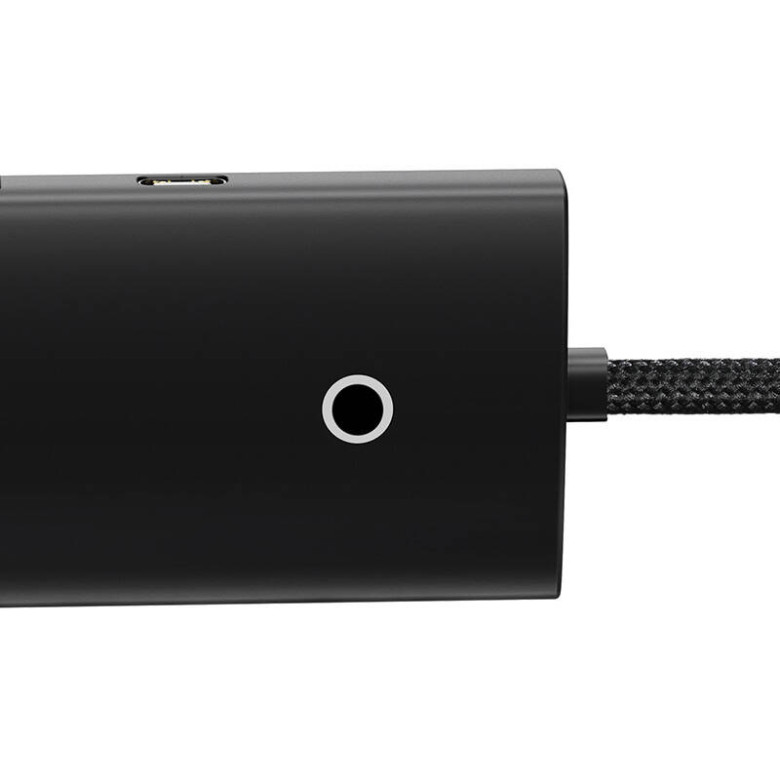 Baseus Lite Series 4 az 1-ben hub, USB-C - 4x USB 3.0 + USB-C, 1m (fekete) Baseus Lite Series 4 az 1-ben hub, USB-C - 4x USB 3.0 + USB-C, 1m (fekete)
