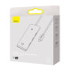 Baseus Lite sorozat Hub 4 az 1-ben USB-C 4x USB 3.0 + USB-C, 2m (fekete)