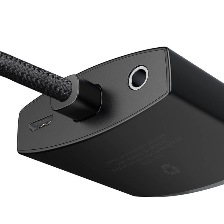 Baseus Lite Series HDMI-VGA adapter (fekete) Baseus Lite Series HDMI-VGA adapter (fekete)