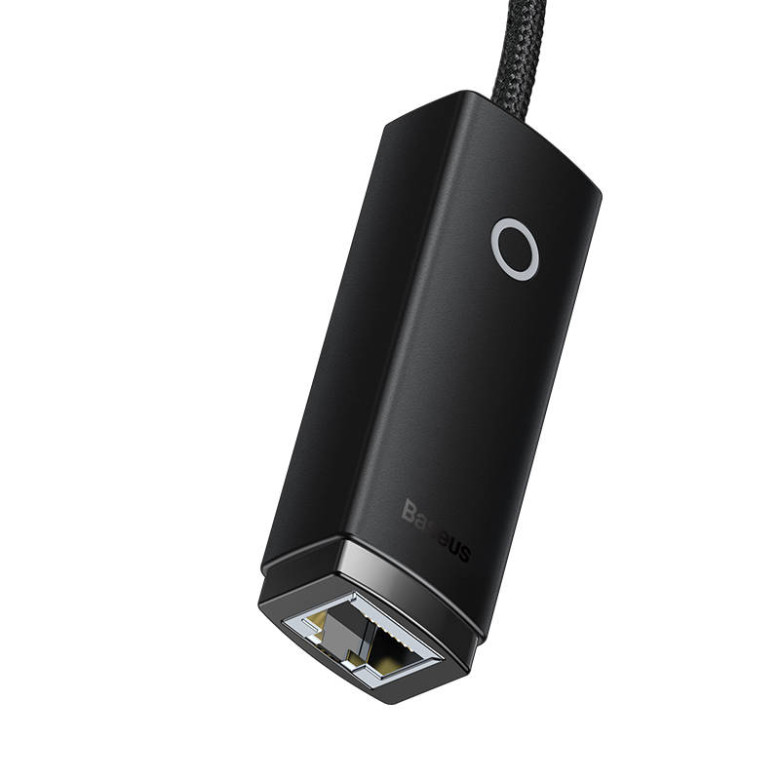 Baseus Lite Series USB – RJ45 hálózati adapter (fekete) Baseus Lite Series USB – RJ45 hálózati adapter (fekete)