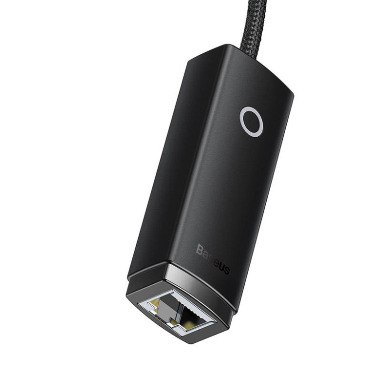 Baseus Lite Series USB – RJ45 hálózati adapter, 100Mbps (fekete) Baseus Lite Series USB – RJ45 hálózati adapter, 100Mbps (fekete)