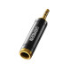 UGREEN 3,5 mm-es jack 6,5 / 6,35 mm-es mini jack adapter (szürke)