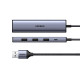 UGREEN 5 az 1-ben adapter, USB 4x USB 3.0 (szürke) UGREEN 5 az 1-ben adapter, USB 4x USB 3.0 (szürke)