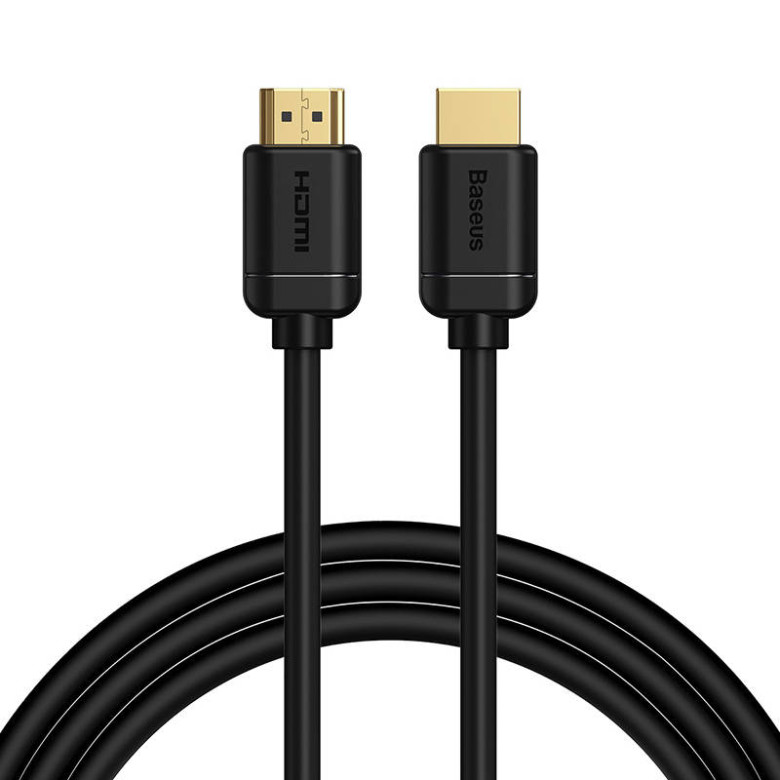 Baseus High Definition Series HDMI 2.0 kábel, 4K 60Hz, 1.5m (fekete) Baseus High Definition Series HDMI 2.0 kábel, 4K 60Hz, 1.5m (fekete)