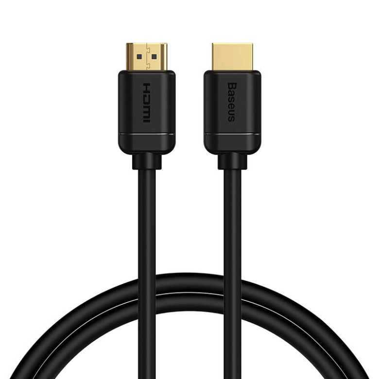Baseus High Definition Series HDMI 2.0 kábel, 4K 60Hz, 0.75m (fekete) Baseus High Definition Series HDMI 2.0 kábel, 4K 60Hz, 0.75m (fekete)