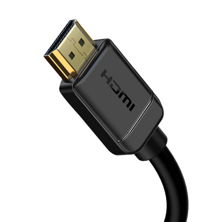 Baseus High Definition Series HDMI 2.0 kábel, 4K 60Hz, 0.75m (fekete) Baseus High Definition Series HDMI 2.0 kábel, 4K 60Hz, 0.75m (fekete)