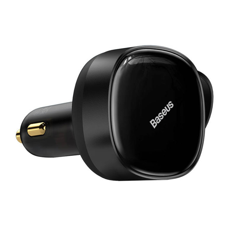 Baseus Enjoyment autós töltő USB-C + Lightning kábellel, 3A, 30W (fekete) Baseus Enjoyment autós töltő USB-C + Lightning kábellel, 3A, 30W (fekete)