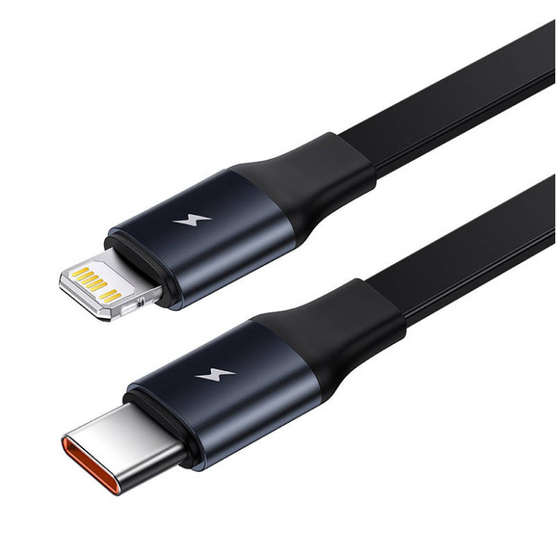 Baseus Enjoyment autós töltő USB-C + Lightning kábellel, 3A, 30W (fekete) Baseus Enjoyment autós töltő USB-C + Lightning kábellel, 3A, 30W (fekete)