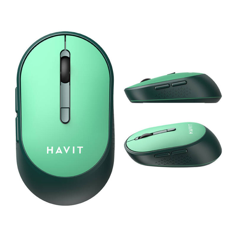 Havit MS78GT-G univerzális vezeték nélküli egér (zöld) Havit MS78GT-G univerzális vezeték nélküli egér (zöld)