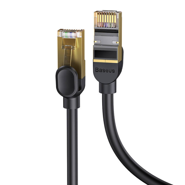 Baseus Ethernet RJ45 hálózati kábel, 10Gbps, 2m (fekete) Baseus Ethernet RJ45 hálózati kábel, 10Gbps, 2m (fekete)