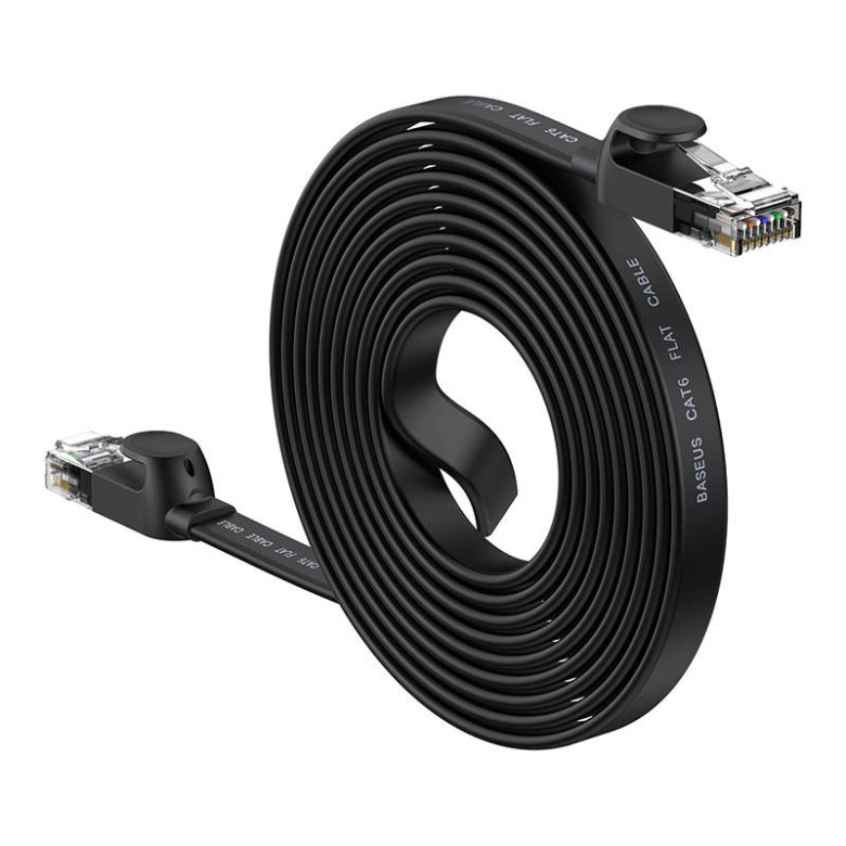 Baseus Ethernet RJ45 hálózati kábel, 1Gbps, 10m (fekete) Baseus Ethernet RJ45 hálózati kábel, 1Gbps, 10m (fekete)