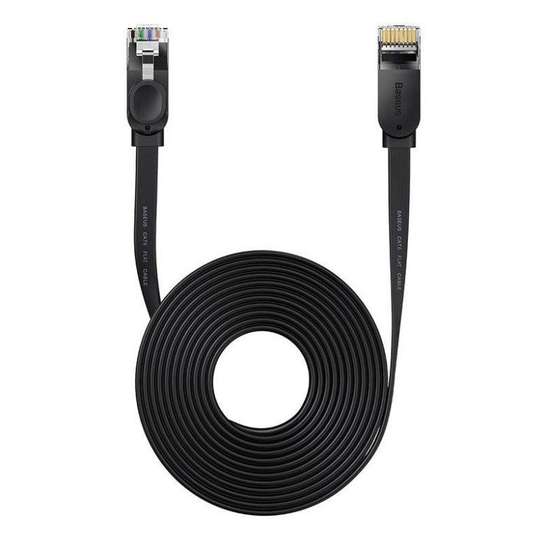 Baseus Ethernet RJ45 hálózati kábel, 1Gbps, 10m (fekete) Baseus Ethernet RJ45 hálózati kábel, 1Gbps, 10m (fekete)