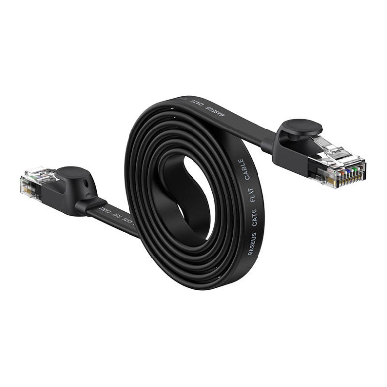 Baseus Ethernet RJ45 hálózati kábel, 1Gbps, 1.5m (fekete) Baseus Ethernet RJ45 hálózati kábel, 1Gbps, 1.5m (fekete)