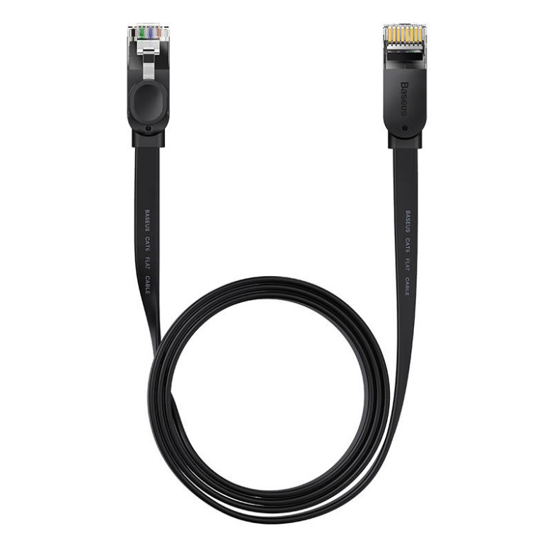 Baseus Ethernet RJ45 hálózati kábel, 1Gbps, 1.5m (fekete) Baseus Ethernet RJ45 hálózati kábel, 1Gbps, 1.5m (fekete)
