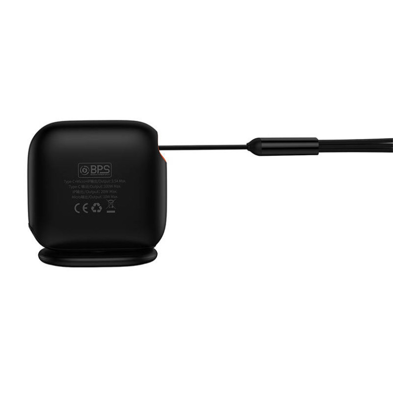 Baseus Traction 3in1 USB-C / Lightning / Micro 100W 1.7m kábel (fekete) Baseus Traction 3in1 USB-C / Lightning / Micro 100W 1.7m kábel (fekete)