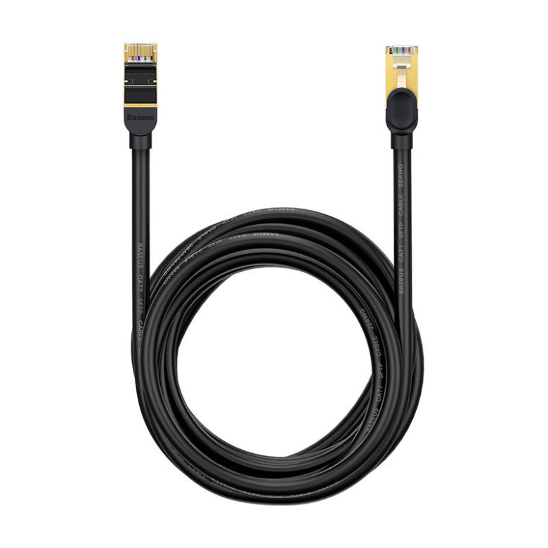 Baseus Ethernet RJ45 hálózati kábel, 10Gbps, 15m (fekete) Baseus Ethernet RJ45 hálózati kábel, 10Gbps, 15m (fekete)