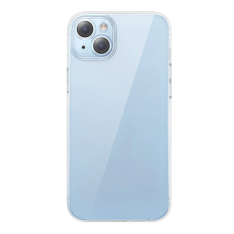 Baseus Crystal Series tok iPhone 14 Plus készülékhez + edzett üveg Baseus Crystal Series tok iPhone 14 Plus készülékhez + edzett üveg