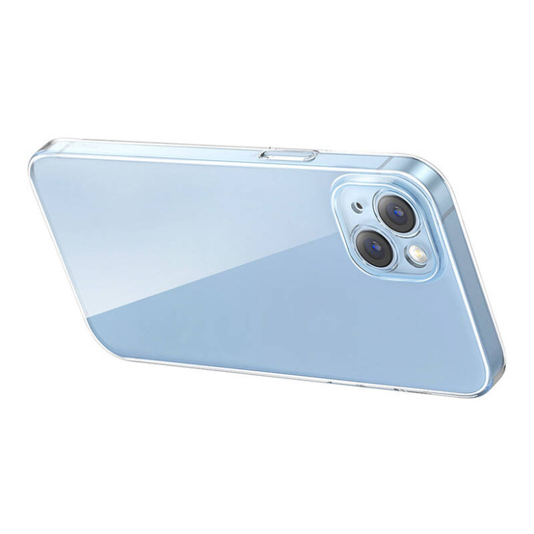 Baseus Crystal Series tok iPhone 14 Plus készülékhez + edzett üveg Baseus Crystal Series tok iPhone 14 Plus készülékhez + edzett üveg