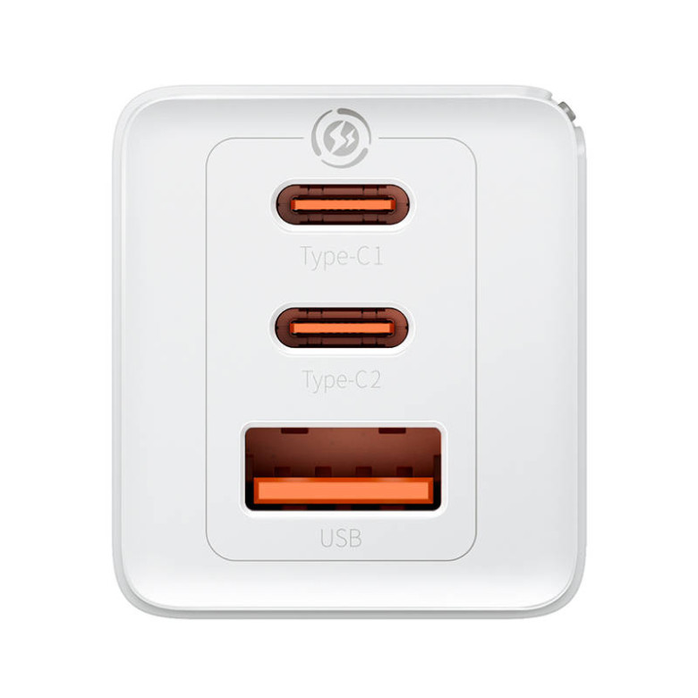Baseus GaN5 Pro Töltő, 2xUSB-C + USB, 65W (fehér) Baseus GaN5 Pro Töltő, 2xUSB-C + USB, 65W (fehér)