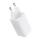 Baseus GaN5 Pro Töltő, 2xUSB-C + USB, 65W (fehér)