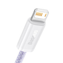 Baseus Dynamic 2 USB - Lightning töltőkábel, 2.4A, 2m (lila)