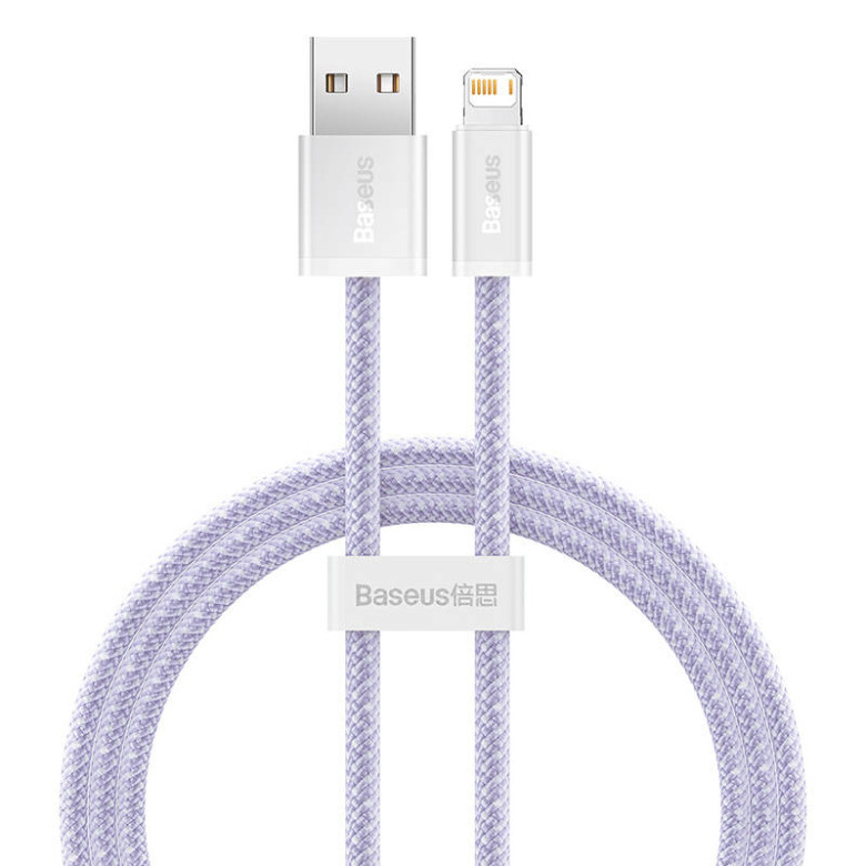 Baseus Dynamic 2 USB - Lightning töltőkábel, 2.4A, 1m (lila) Baseus Dynamic 2 USB - Lightning töltőkábel, 2.4A, 1m (lila)