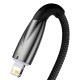 Baseus Glimmer USB - Lightning töltőkábel, 2.4A, 2m (fekete) Baseus Glimmer USB - Lightning töltőkábel, 2.4A, 2m (fekete)