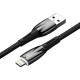 Baseus Glimmer USB - Lightning töltőkábel, 2.4A, 2m (fekete) Baseus Glimmer USB - Lightning töltőkábel, 2.4A, 2m (fekete)