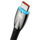 Baseus Glimmer USB - USB-C töltőkábel, 100W, 1m (fekete) Baseus Glimmer USB - USB-C töltőkábel, 100W, 1m (fekete)