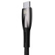 Baseus Glimmer USB - USB-C töltőkábel, 100W, 1m (fekete) Baseus Glimmer USB - USB-C töltőkábel, 100W, 1m (fekete)