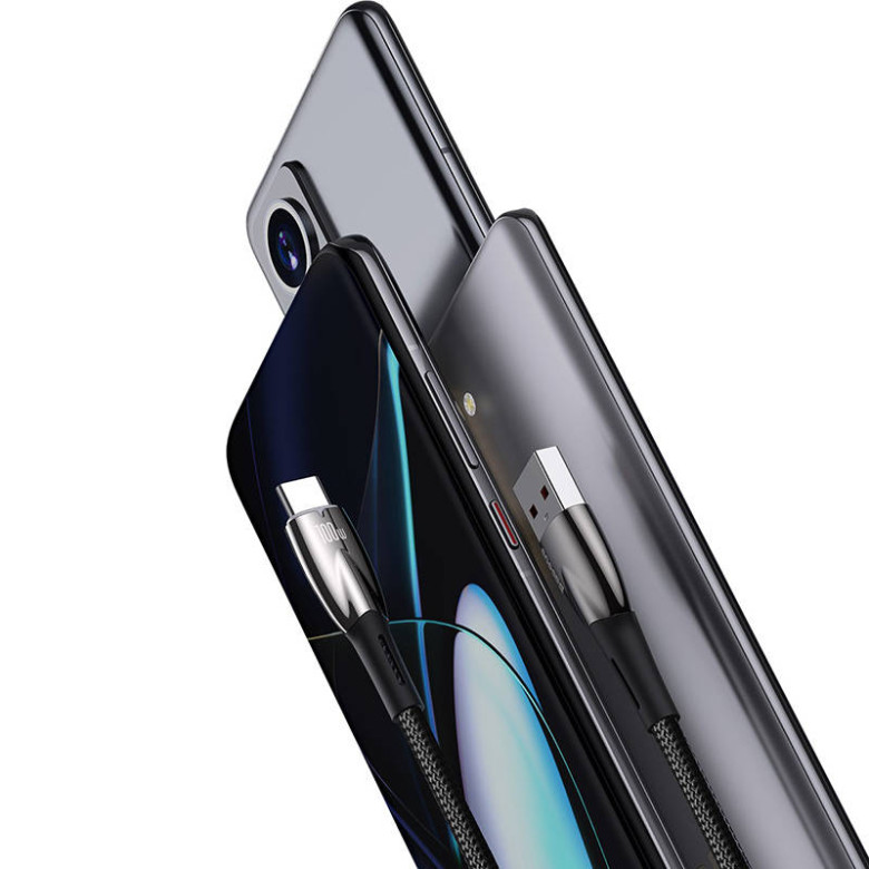 Baseus Glimmer USB - USB-C töltőkábel, 100W, 1m (fekete) Baseus Glimmer USB - USB-C töltőkábel, 100W, 1m (fekete)