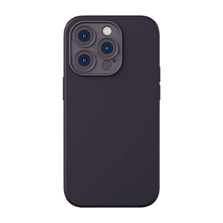 Baseus Liquid Silica iPhone 14 Pro Tok, üvegfólia és tisztító készlet (sötétlila) Baseus Liquid Silica iPhone 14 Pro Tok, üvegfólia és tisztító készlet (sötétlila)