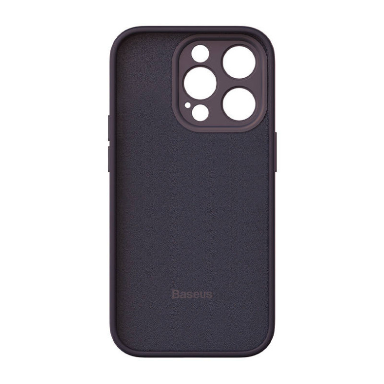 Baseus Liquid Silica iPhone 14 Pro Tok, üvegfólia és tisztító készlet (sötétlila) Baseus Liquid Silica iPhone 14 Pro Tok, üvegfólia és tisztító készlet (sötétlila)