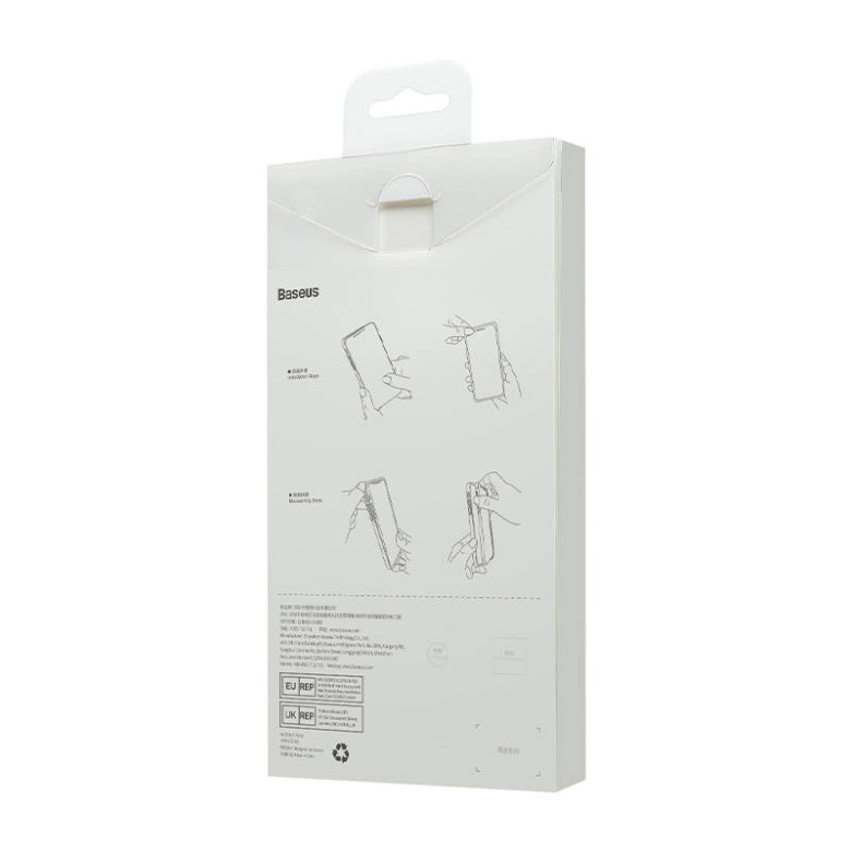 Baseus Liquid Silica iPhone 14 Pro Tok, üvegfólia és tisztító készlet (sötétlila) Baseus Liquid Silica iPhone 14 Pro Tok, üvegfólia és tisztító készlet (sötétlila)