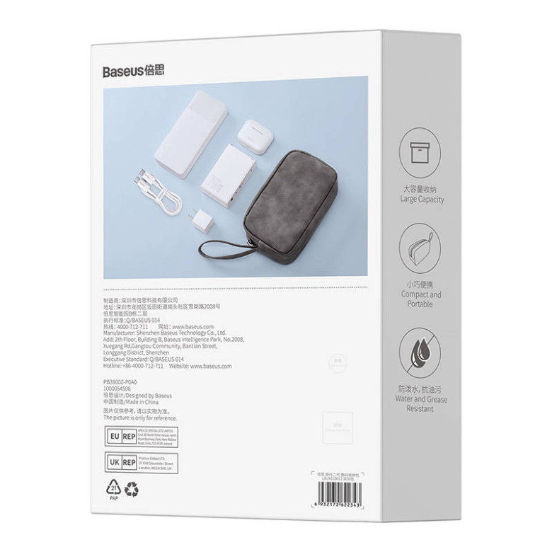 Baseus EasyJourney Táska (sötétszürke) Baseus EasyJourney Táska (sötétszürke)