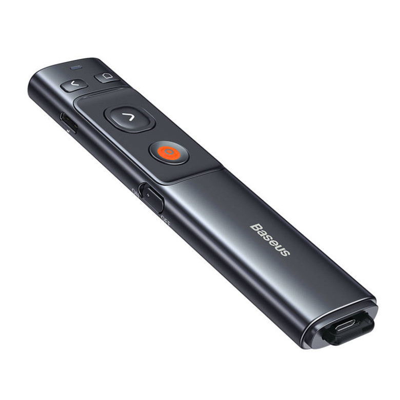 Baseus Orange Dot Multifunkcionális távirányító prezentációhoz (szürke) Baseus Orange Dot Multifunkcionális távirányító prezentációhoz (szürke)