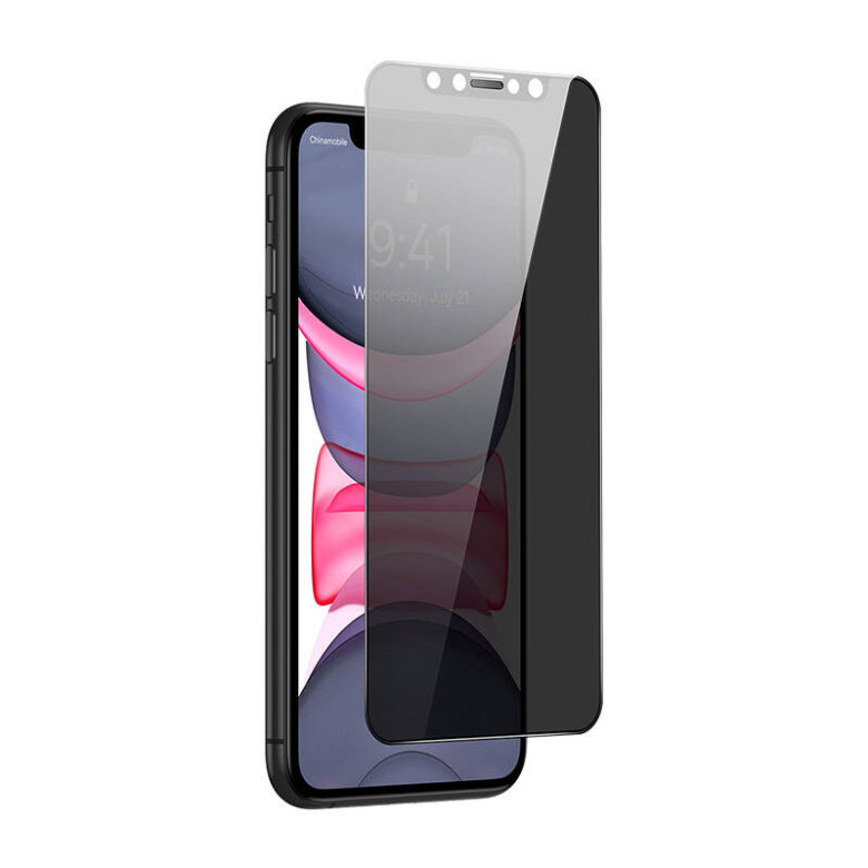 Baseus iPhone 11/XR Privatizációs szűrős üvegfólia, 0.3 mm Baseus iPhone 11/XR Privatizációs szűrős üvegfólia, 0.3 mm