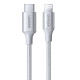 UGREEN 3A US304 Lightning USB-C 2.0 Kábel 1m (ezüst)
